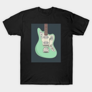 Surf Green HH Jag Guitar T-Shirt